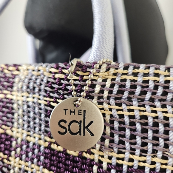 THE SAK purple woven plaid purse - Picture 5 of 10